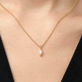 Mini Naomi Necklace with Freshwater Pearl