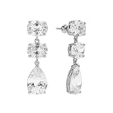 Hello Gorgeous Drop Earrings in Silver