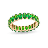 Emily Ring in Emerald Green