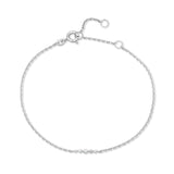 The Ulla 0.1 ct tw Lab-Grown Diamond Delicate Bracelet in Rhodium