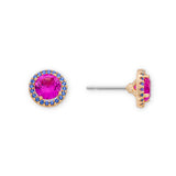 Kate Studs in Blue & Purple