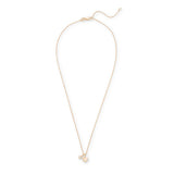 Lab-Created Diamond Accent Charm Heart Pendant Necklace in 18k Gold Vermeil