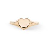 Rebecca 18k Gold Plated Heart Signet Ring