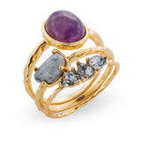 Ivy Stone Ring Set in Gold