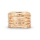 Aspen Gold Textured Ring