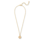 Funston Moon with CZ Pendant Necklace