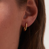 Rox Mini Gold Hoop Earrings