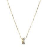 KAY x Rocksbox Lab-Grown Diamond Double-Row Necklace 1/3ct tw 24K Yellow Gold Vermeil Sterling Silver 19"