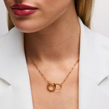 Rocksbox Exclusive Pacha Interlock Pendant Necklace in Gold