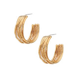 Nyundo Hoops in Gold