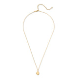 Locket Charm Necklace in 18k Gold Plating