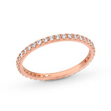 The Everyday 0.375ct tw Lab-Grown Diamond Eternity Ring in Rose Gold