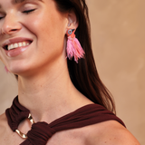 Marisol Earrings in Pink Multi