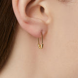 Sia Safety Pin Earrings