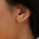 Sloane Gold Stud Earrings