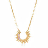 Rocksbox Exclusive Sunset Voyage Necklace in Pink