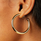 Tia Medium Hoop Earrings