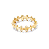 Jada Band in Gold & White Crystal