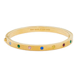 Set In Stone Expansion Hinged Bangle in Multi CZ