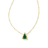 Holiday Tree Short Pendant Necklace