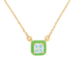 Brighten Up Pendant in Green & Light Blue