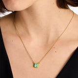 Brighten Up Pendant in Green & Light Blue