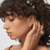 Marigold Stud Earrings in Gold