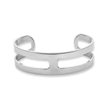 Dani Adjustable Statement Cuff in Silver